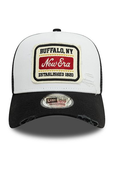 NEW ERA Sapca Newera Ne Patch Distress Trucker Newera Whiblk