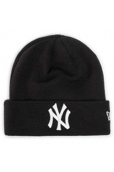 NEW ERA Caciula MLB Essential Cuff Knit New York Yankees Negru