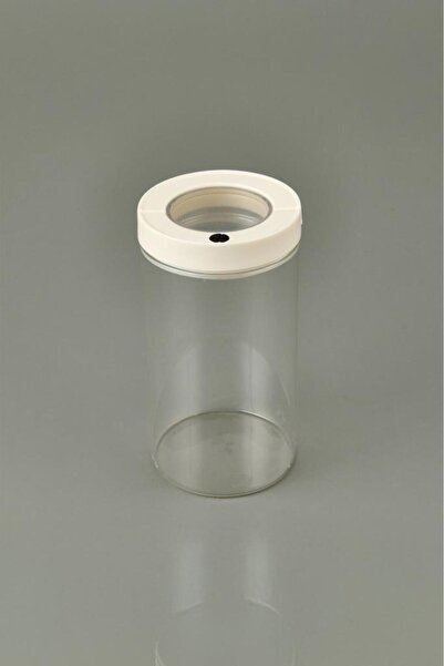 MİEN Lengo 1600 ml Mühürlü Vakumlu Borosilikat Cam Erzak Saklama Kavanozu