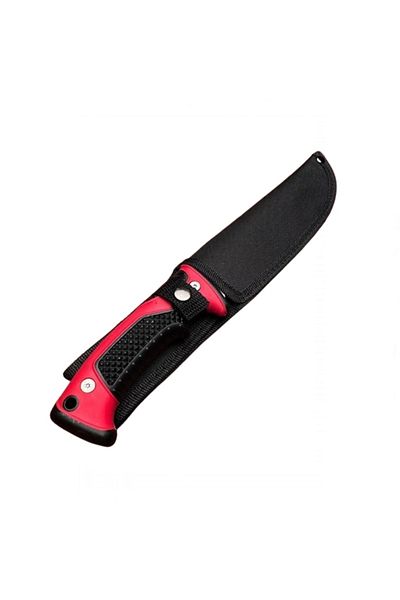Depox Cutit tactic de vanatoare, Snake Eye Red, 30 cm, teaca inclusa