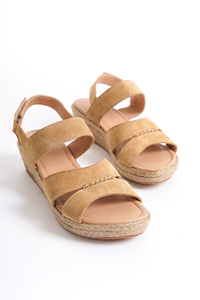 Elile Shoes Hakiki Deri 33-34-35 Den 41-42-43-44-45 Numaraya Dolgu Topuk Espa...