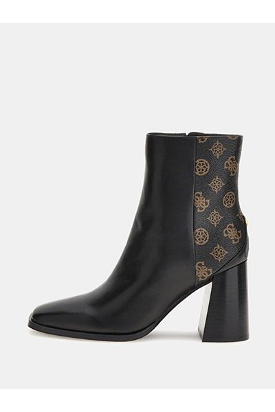 Guess Cizme scurte York din amestec de piele