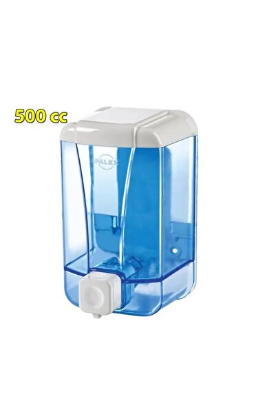Şeffaf Mavi Sıvı Sabun Dispenseri Sabunluk 500 Cc (2 ADET)