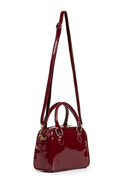 ergül çanta حقيبة كروس صغيرة الحجم مصنوعة من الجلد اللامع