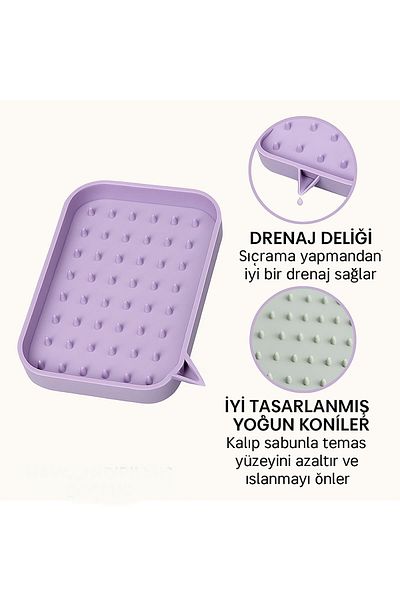 ARVALE Αντιολισθητικός διανομέας σαπουνιού με αυτοδιάτρητη αυλάκωση |   Διανομέας σαπουνιού σιλικόνης