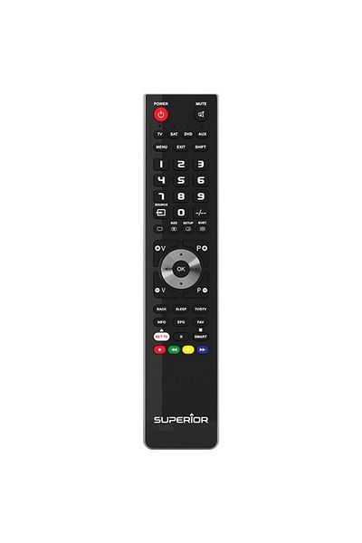 Superior Telecomanda universala Superior, 2 in 1, programabila simultan pt. TV, DVD, satelit si AUX