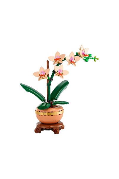 LEGO Botanicals Mini Orchid 10343 - مجموعة صناعة الزهور المزخرفة للبالغين (274 قطعة)
