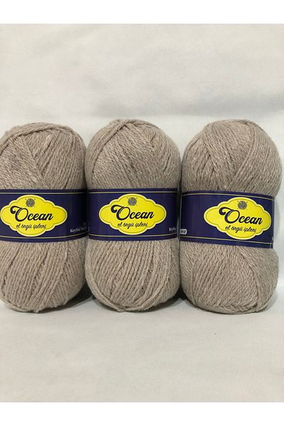 Selen Ocean Hand Knitting Rope 3 Pieces 100 Gr 300 Grams in Total