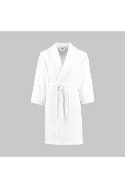 Sarev Soho White 100% Cotton X-Large Size Bathrobe