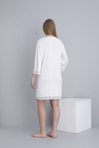 Miss Dünya Lissa Lace Detailed V-Neck Maternity Nightgown