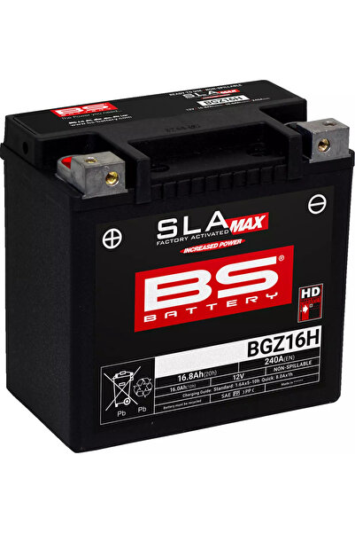 BS Battery Bs BGZ16H Sla Max 2019-2022 BMW R 1250 GS Uyumlu Akü Jel Akü