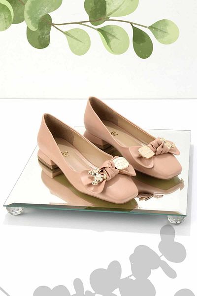 Bambi Nude Women's Ballerinas K01227026609