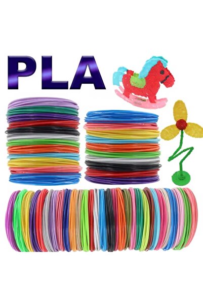 dvrktasarım Divrak3d Filament Pla 1.75mm Pla 15 Renk X 5 Metre 3 Boyutlu Kalem Flamenti