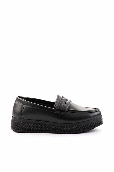 Bambi Schwarz Damen Loafer Schuhe K 01311777709