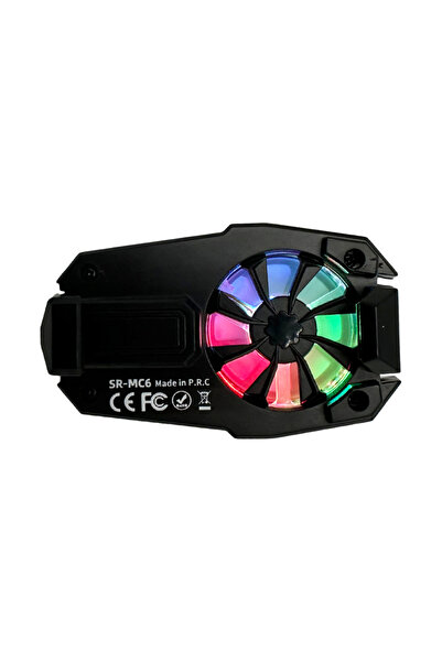 MetaForce Telefon Soğutucu Fan Hava Soğutmalı Cep Telefon Soğutucu Radyatör 3 Kademe 800Mah Bataryalı Şarjlı