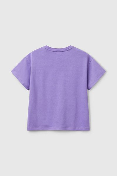 Benetton Κοριτσίστικο T-Shirt Bnt - Μωβ