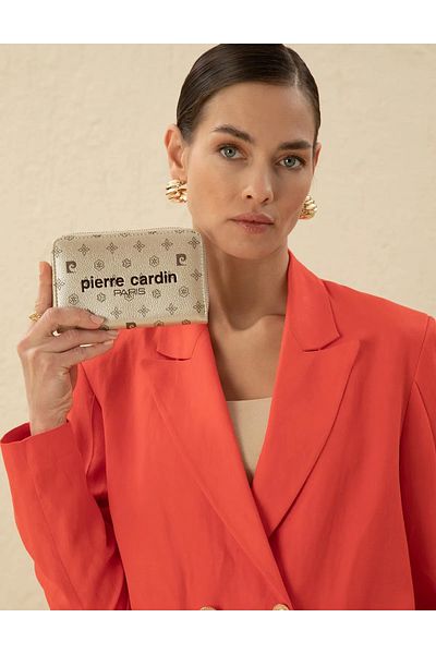 Pierre Cardin Gold Monogram Wallet
