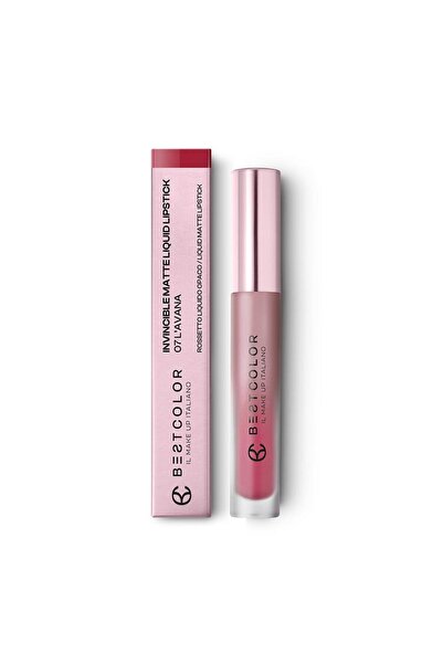 Best color Invincible Matte Liquid 07 Havana Liquid Lipstick 4ml