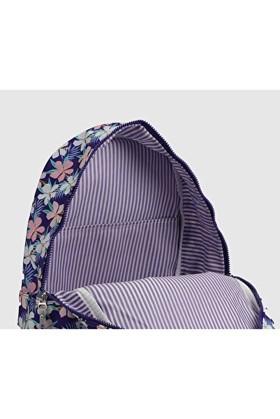 KAUKKO Purple K1763 Double Stripe Purple Backpack