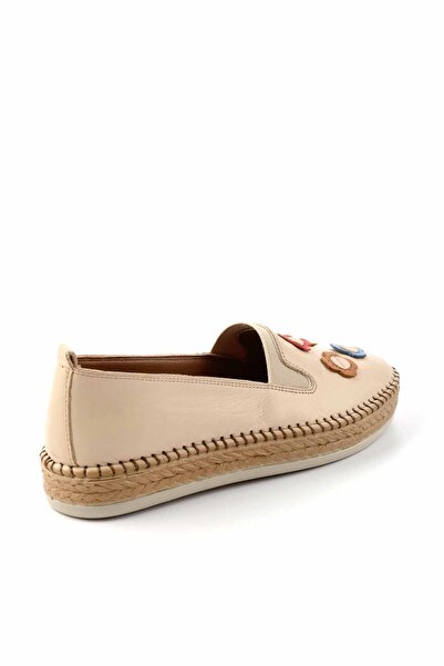 Bambi Bej Leather Kadın Casual Ayakkabı K01300301503