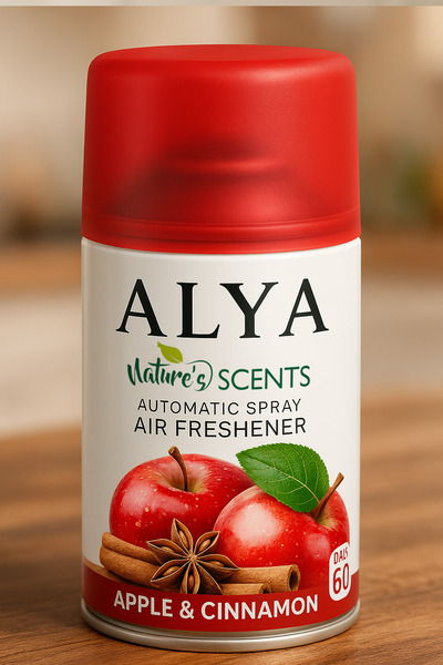 ALYA Nature's Scents Apple Cinnamon - Elma Tarçın Oda Kokusu Yedek Makine Spr...