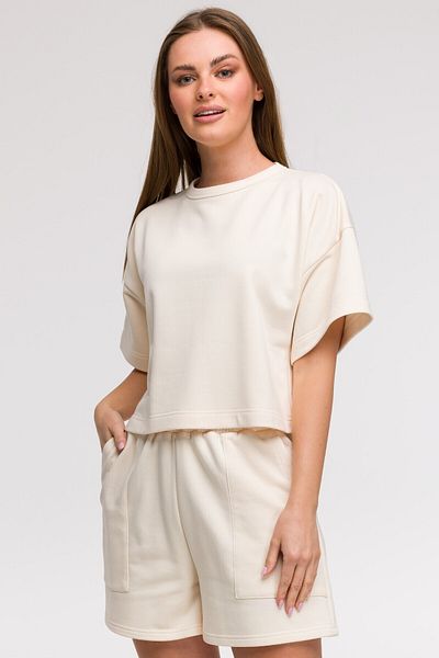 BEWEAR Sweatshirt with envelope neckline