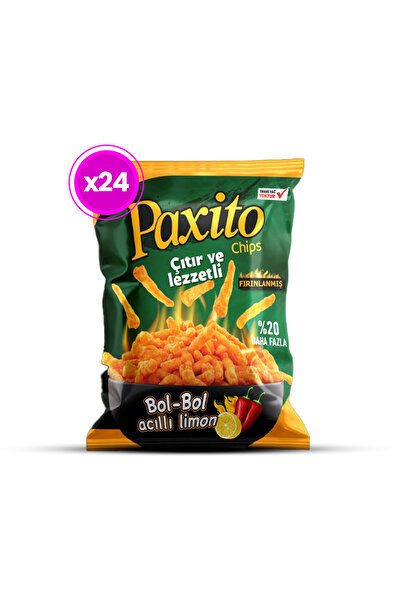 Mery Paxito Bol Bol Acılı Ve Limon Cips x24 Adet