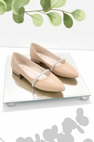 Bambi Nude Women's Ballerinas K01257061109