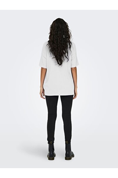 ONLY ONLMAY LIFE JRS Oversize Top White Women's Blouse - S/S 15261790