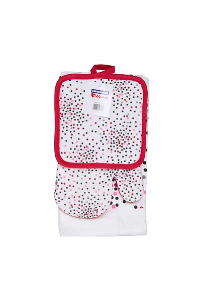 Cooking by Heinner 3-PIECE KITCHEN SET DOTS