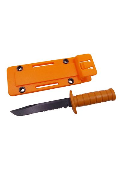 Depox Cuțit tactic de vânătoare IdeallStore®, Specialist militar, 10 cm, teacă de lanț inclusă