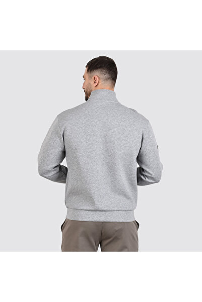 Giordano Men's Mock Neck Interlock Sweatshirt