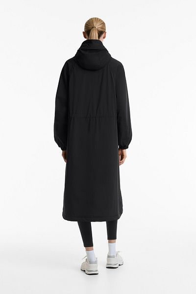 Oysho 10K Thindowntm Waterproof Extra Light Padded Long Jacket