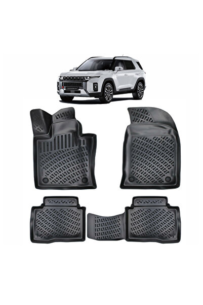 Rizline Ssyangyong Torres Benzin - Dizel 2023 + 3D Havuzlu Paspas Siyah