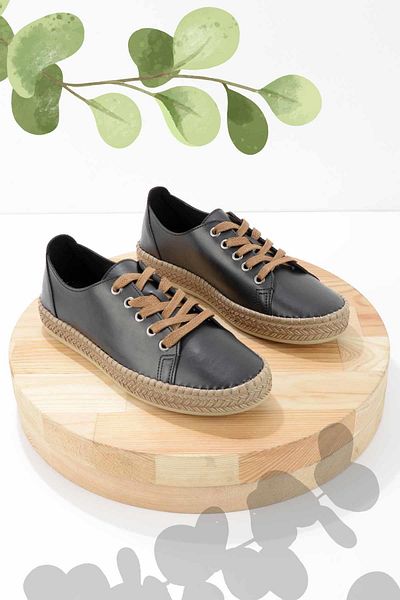Bambi Black Women's Espadrille K01309230109