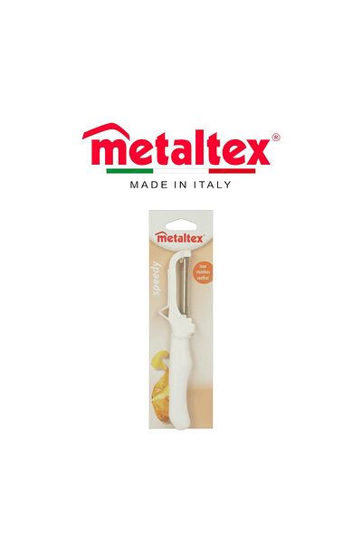 Metaltex Speedy Vegetable Peeler – Classic Entry-Level Peeler with Stainless Steel Blade