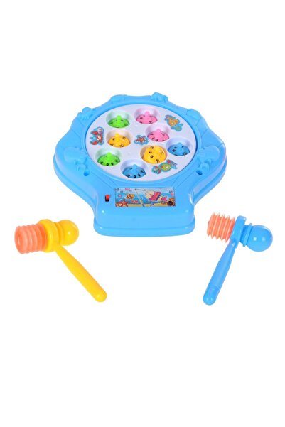 hak-iş oyuncak Kutulu Pilli Çekiçli Balık Tutma Ve Köstebek Oyunu