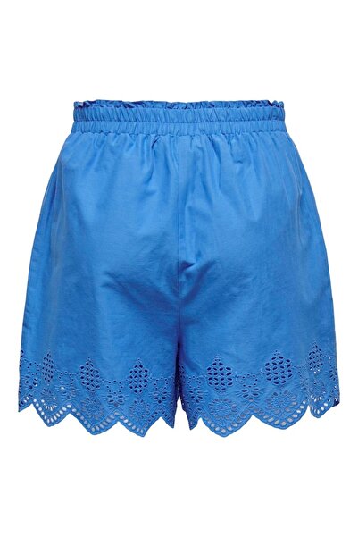 ONLY ONLBONDI WVN Women's Blue Shorts - HW SHORTS15321245