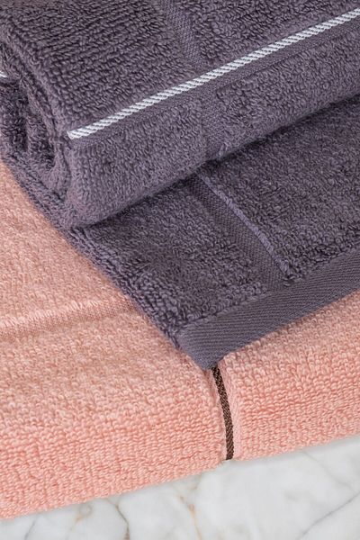 VAROL Square Series Micro Cotton 30x50cm Σετ πετσετών 3 τεμαχίων
