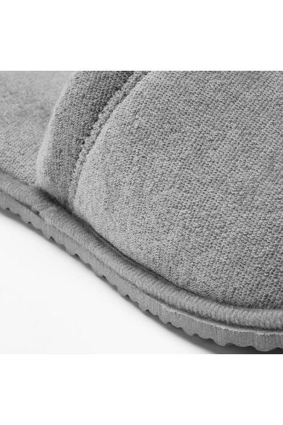 IKEA TÅSJÖN Slippers, grey, L/XL