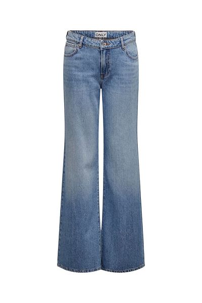 ONLY ONLBRITNEY LOW WIDE DNM AZG - Blugi pentru femei albastru mediu 15321397