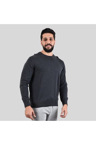 Giordano Men's Crew Neck Long Sleeve Relaxed Fit Pullover