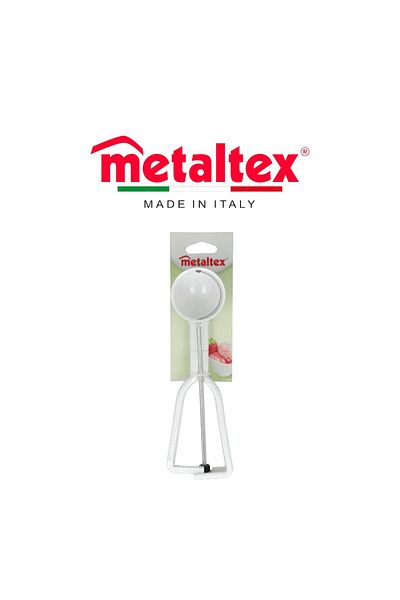 Metaltex مغرفة آيس كريم - قطر 55 مم، مقبض بلاستيكي متين