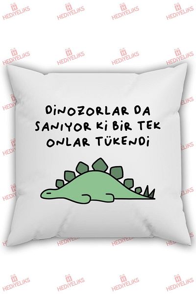 HEDİYELİKS Dinosaur Gift Pillow