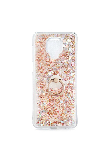 BCNCASE Xiaomi Redmi Note 9(PRO) Kılıf Milce Akışkan Simli Sulu Silikon