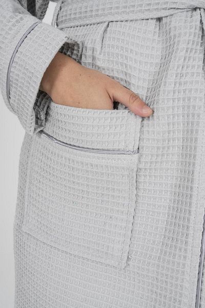 VAROL Μπουρνούζι Pique Collar Kimono - Σειρά Chaos