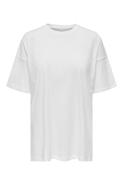 ONLY ONLMAY LIFE JRS Oversize Top Λευκή Γυναικεία Μπλούζα - S/S 15261790