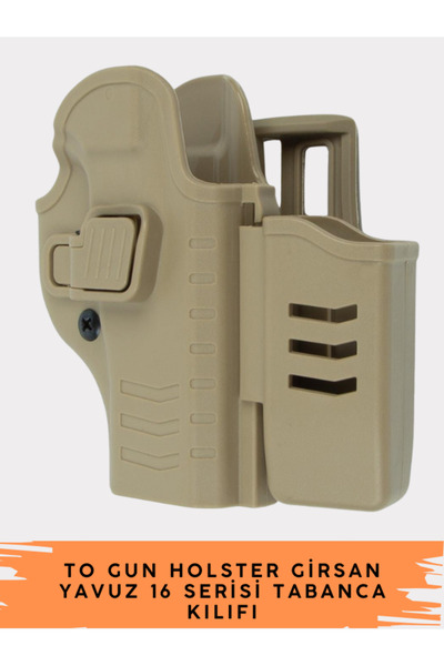 Polis Sepeti To Gun Holster Girsan Yavuz 16 Serisi Tabanca Kılıfı Önü Şarjörl...