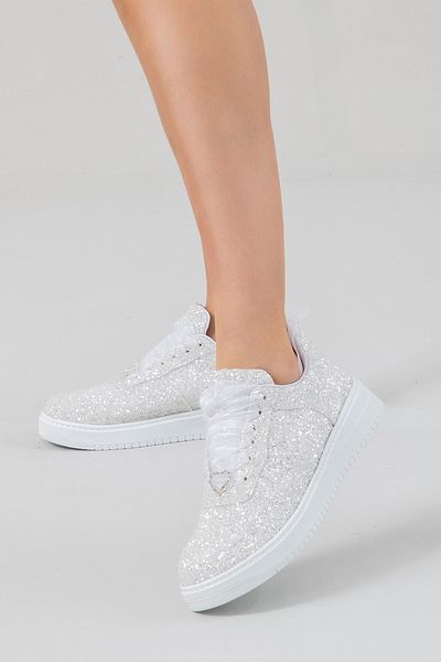 Stilo Pantofi de rochie de mireasă cu design special strălucitor pe satin