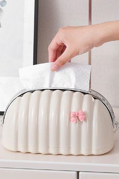 Mienda Home Κουτί χαρτοπετσέτας επιτραπέζιου υπολογιστή Κουτί αποθήκευσης χαρτοπετσέτας πάγκου Μπάνιο Τουαλέτα Κουζίνα